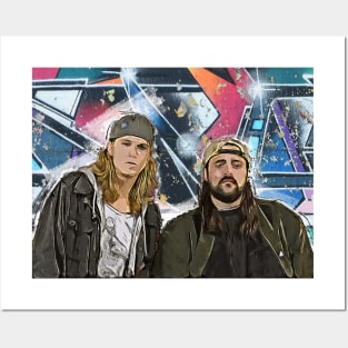 jay and silent bob pop art Posters and Art